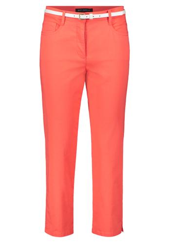Sommerhose 38 Slim Fit - Hot Coral