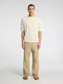 SLHBERG SUN SS KNIT RELAXED TEE L Locker geschnitten - Egret