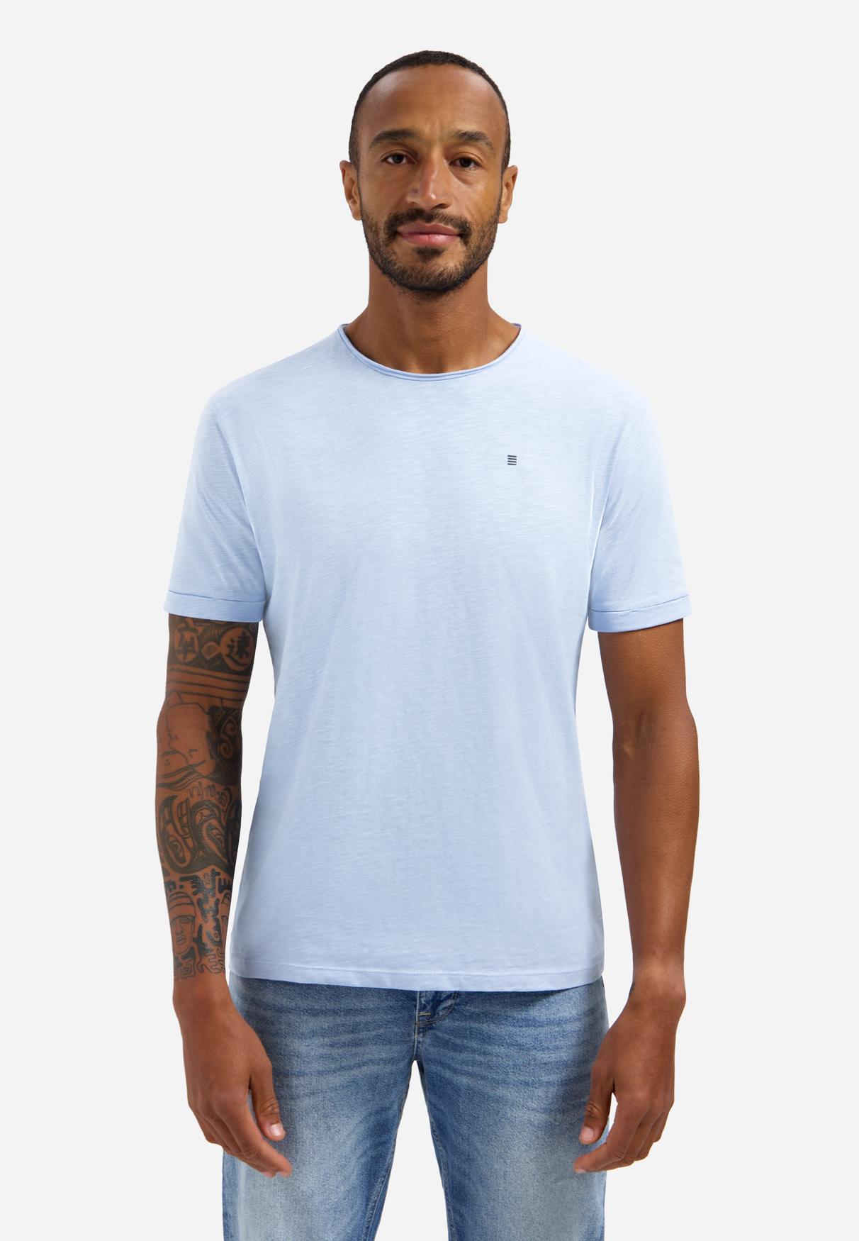 T-Shirt Crewneck Slub XL Regular Fit - Blue