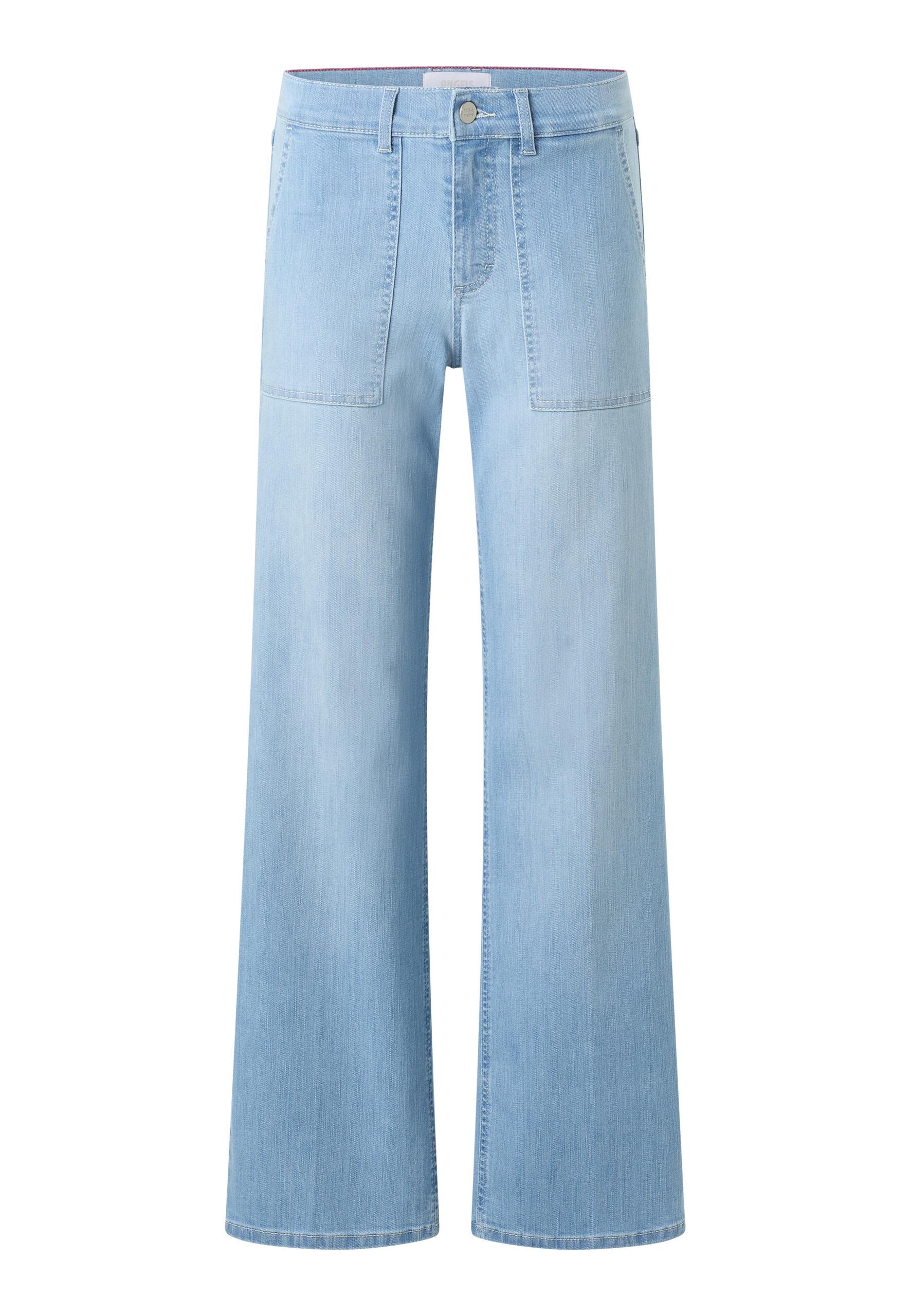 3502568-355 LIZ URBAN 42/30 WIDE LEG - Bleached Blue Used