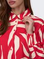 ONLSAKURA LS REG SHIRT WVN XS Normal geschnitten - Barbados Cherry
