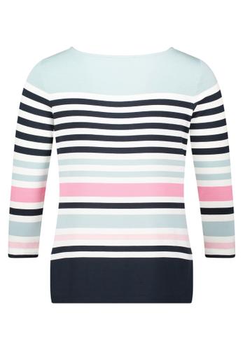 Basic Shirt 42 Tailliert - Mint/Dark Blue