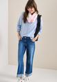 Loop-Schal mit Streifenmuster One size - Vanilla White