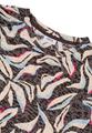 Kurzarm T-Shirt im Ausbrenner-Look