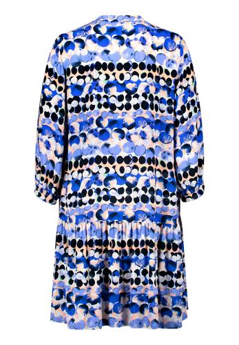Stufenkleid 42 Ausgestellt - Blau/beige