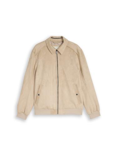 Jacke in Wildleder-Optik XL Regular Fit - Cashew Beige