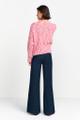 V-neck neps pullover Rosa, Violett M