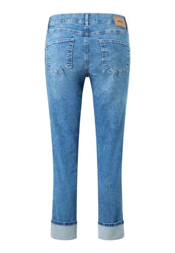 CICI CROP BUTTERFLY 34 SLIM FIT - Light Blue Random Used