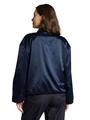 Satin Blouson Jacke mit Bomberkragen