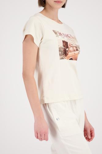 T-Shirt mit Auto-Print