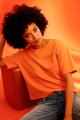 Sweatshirt mit Strasssteinen 36 - Aperitif