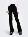 KOGROMA GLITTER FLAIRED PANT JRS 140 Normal geschnitten - Black