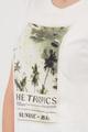 T-Shirt mit Print 44 - Cream