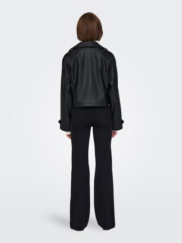 ONLAMIA FAUX LEATHER JACKET CC OTW XL - Black