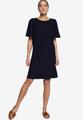 T-Shirt- Kleid mit Rundhalsausschnitt