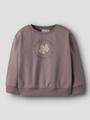 NMFVILOUI LS RLX SWEAT BRU 104 Locker geschnitten - Toadstool