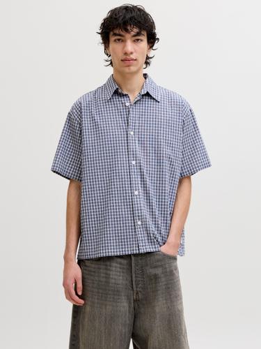 JORCOTEDAZUR SEERSUCKER CHECK SHIRT SS