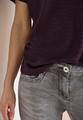 Dropped Shoulder Shirt in Leinen-Optik M - Rich Burgundy