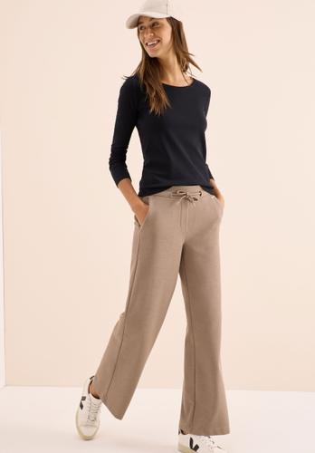 Cecil Rundhalsshirt »Pia«, Basic-Langarmshirt