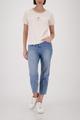 T-Shirt mit Strasssteinen 46 - Champagne Beige