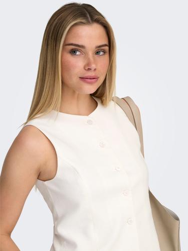 ONLGOA S/L LINEN BL WAISTCOAT CC TLR