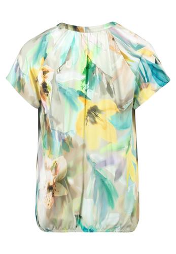 Satin-Bluse