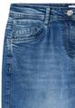 High Waist Barrel Leg Jeans im Loose Fit 34/28 - Mid Blue Wash