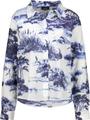 Bluse mit Landschaftsdruck