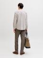 JJESUMMER LINEN BLEND BAND SHIRT L/S SN