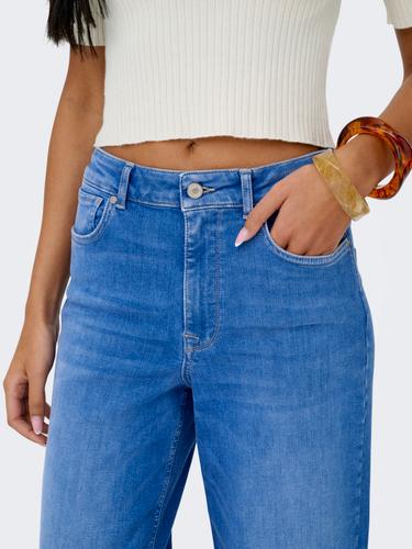 ONLMADISON BLUSH HW WIDE DNM REA262 NOOS S/32 Weiter Beinschnitt - Special Bright Blue Denim