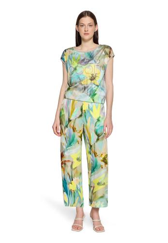 Marlene-Hose 38 Relaxed Fit - Mint/nature