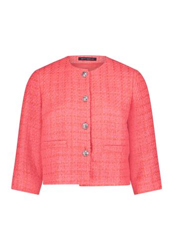 Blazer-Jacke 40 Gerade - Hot Coral