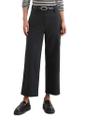 Interlock-Jersey-Hose wide 38 Wide Fit - Black