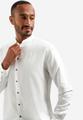 Shirt With Linen Granddad M Regular Fit - White