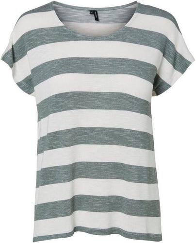 Vero Moda Rundhalsshirt »VMWIDE« im Blockstreifen-Dessin