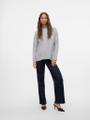 VMCLOVER LS LOOSE SLIT O-NECK PULL.