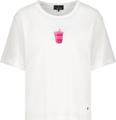 T-Shirt mit Coffee-Print 42 - Off-white