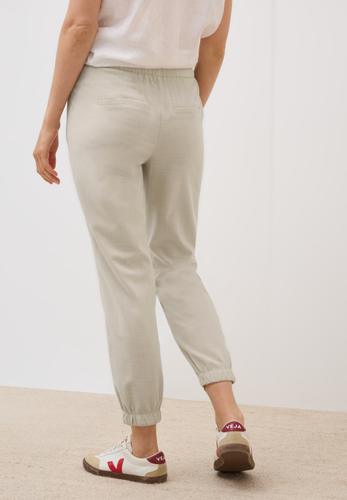 Loose Fit Melange Hose M/28 - Boulder Beige