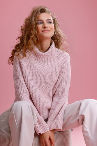 Strickullover aus Chenillegarn