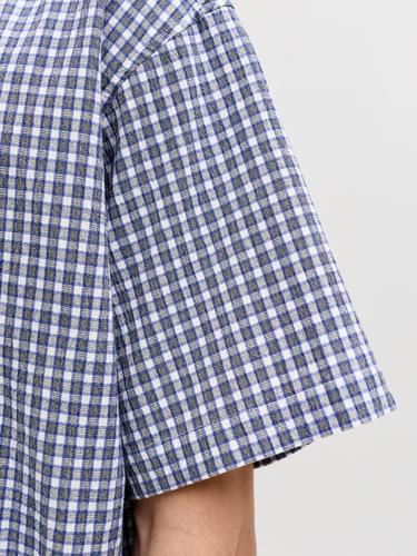 JORCOTEDAZUR SEERSUCKER CHECK SHIRT SS