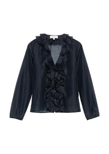Bluse 36 - Blau