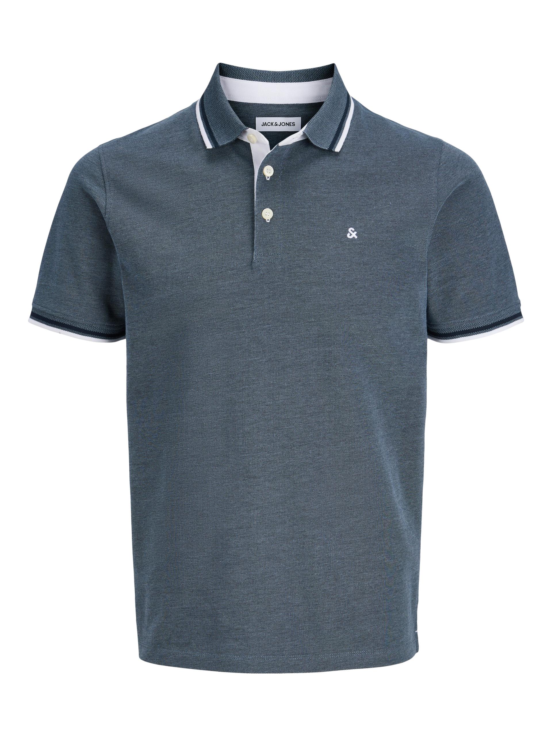 JJEPAULOS POLO SS NOOS S Slim Fit - Blue Mirage