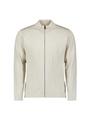 Cardigan Full Zip Tuck Stitch M Regular Fit - Chalk