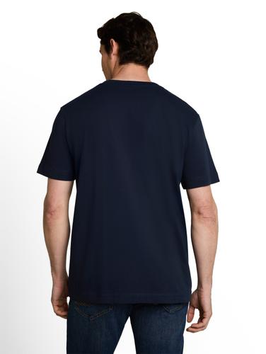 T-Shirt mit Print XXL Regular Fit - Sky Captain Blue