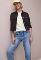 Dropped Shoulder Shirt mit Struktur 40 - Off White