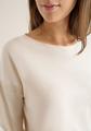 Pullover mit Strukturdetail XL - Oat Milk Beige Melange