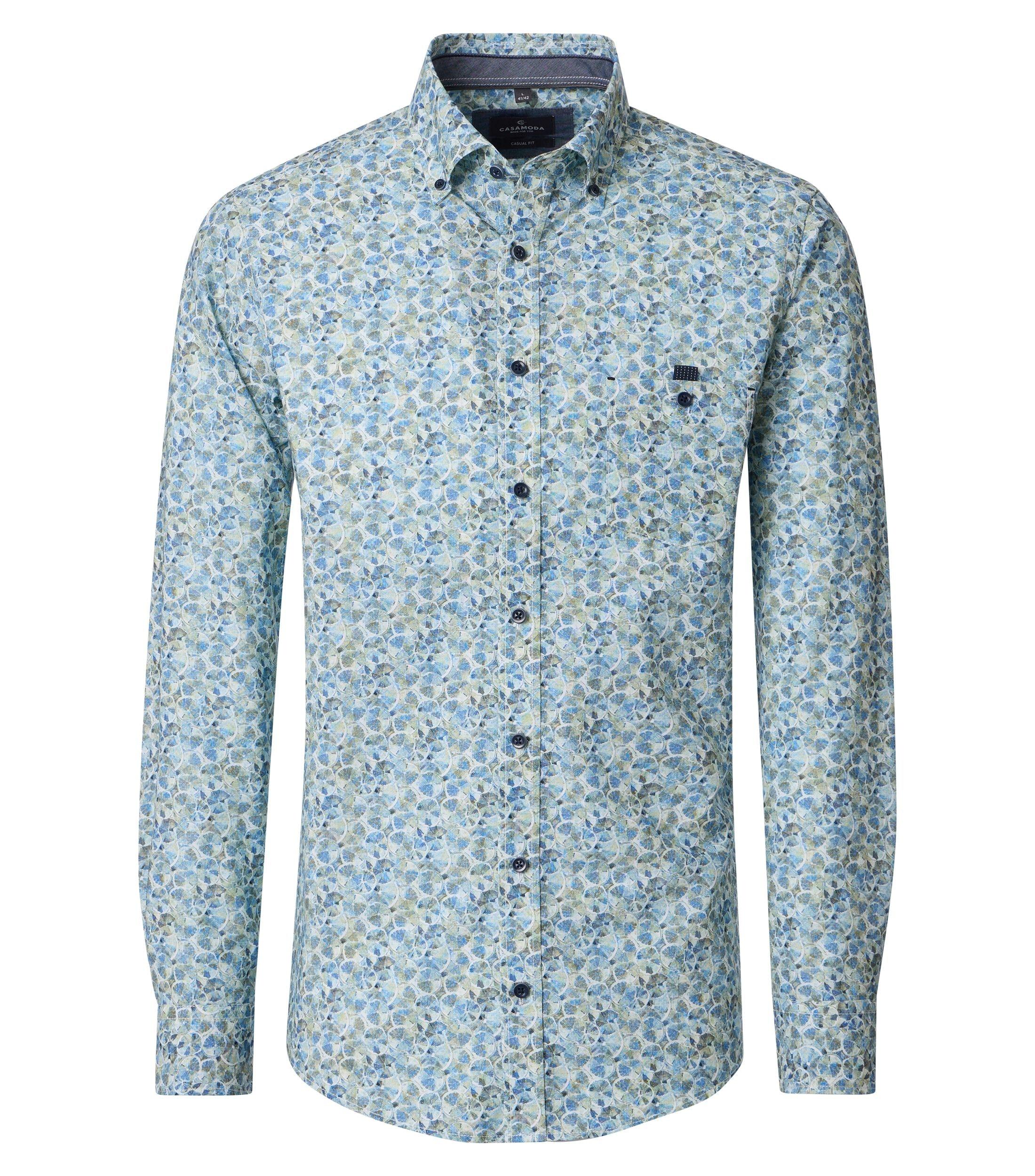 Freizeithemd 5XL Casual Fit - Grün