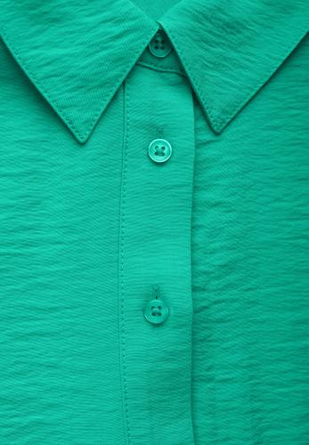 Bluse in Unifarbe L - Aventurine Green