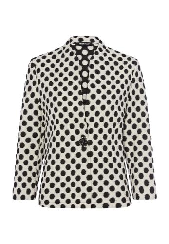 Blazer NOS mit markanten Punkten 48 - Schwarz/ecru
