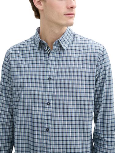 Regular Fit Hemd mit Karomuster M Regular Fit - Mystical Blue Lime Check